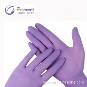 Household Nitrile Gloves Thickness Disposable Purple Color Nitrile Gloves house cleaning